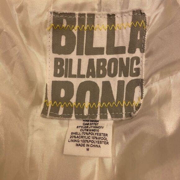 Billabong Off White Aztec Print Fringe Button Coat Jacket Size M - Picture 12 of 15